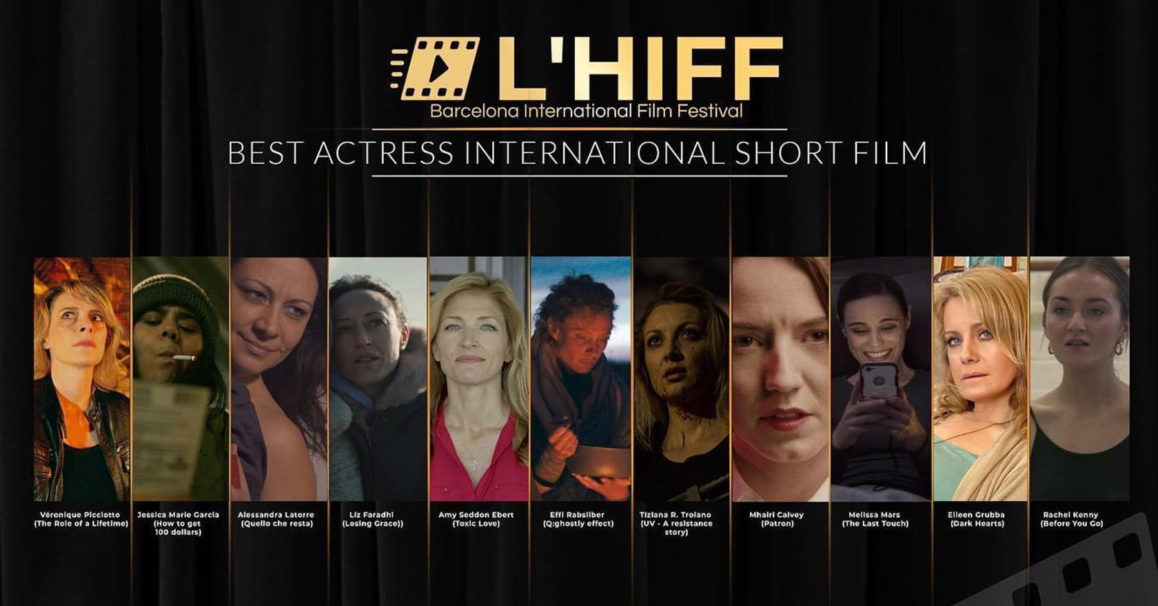 Best Actress Nomination at L’HIFF (Spain) 2021 | September 13-18