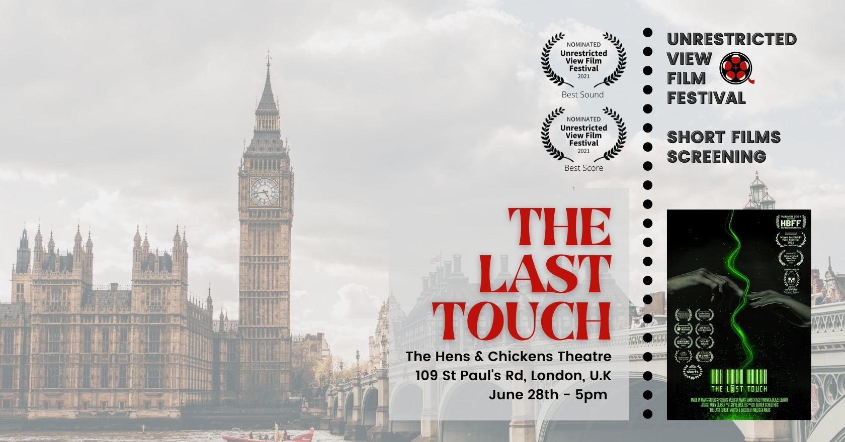 London Premiere at UVFF – Part 2: Screenings!