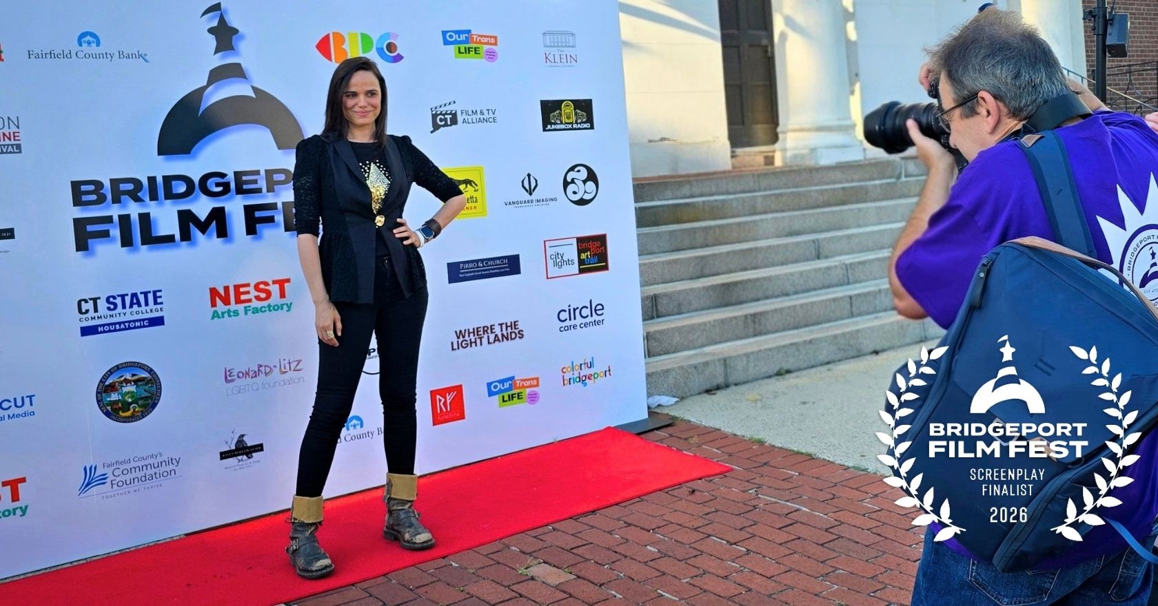 UFH on the Red Carpet at Bridgeport Film Festival!